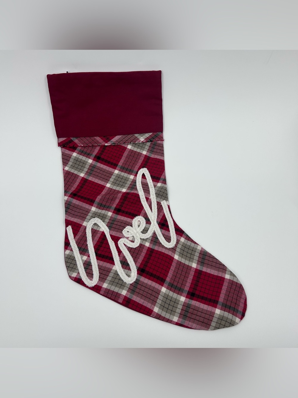 NWT Pottery Barn Noel Classic Plaid Holiday Christmas Stocking